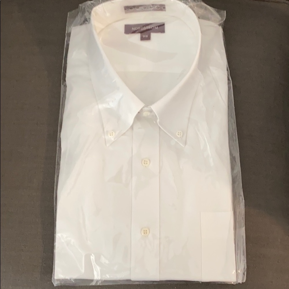 Nordstrom 100% cotton long sleeve dress shirt